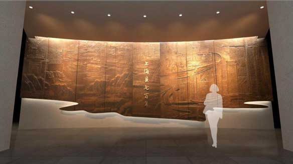 上?？h700年數字博物館設計效果圖方案